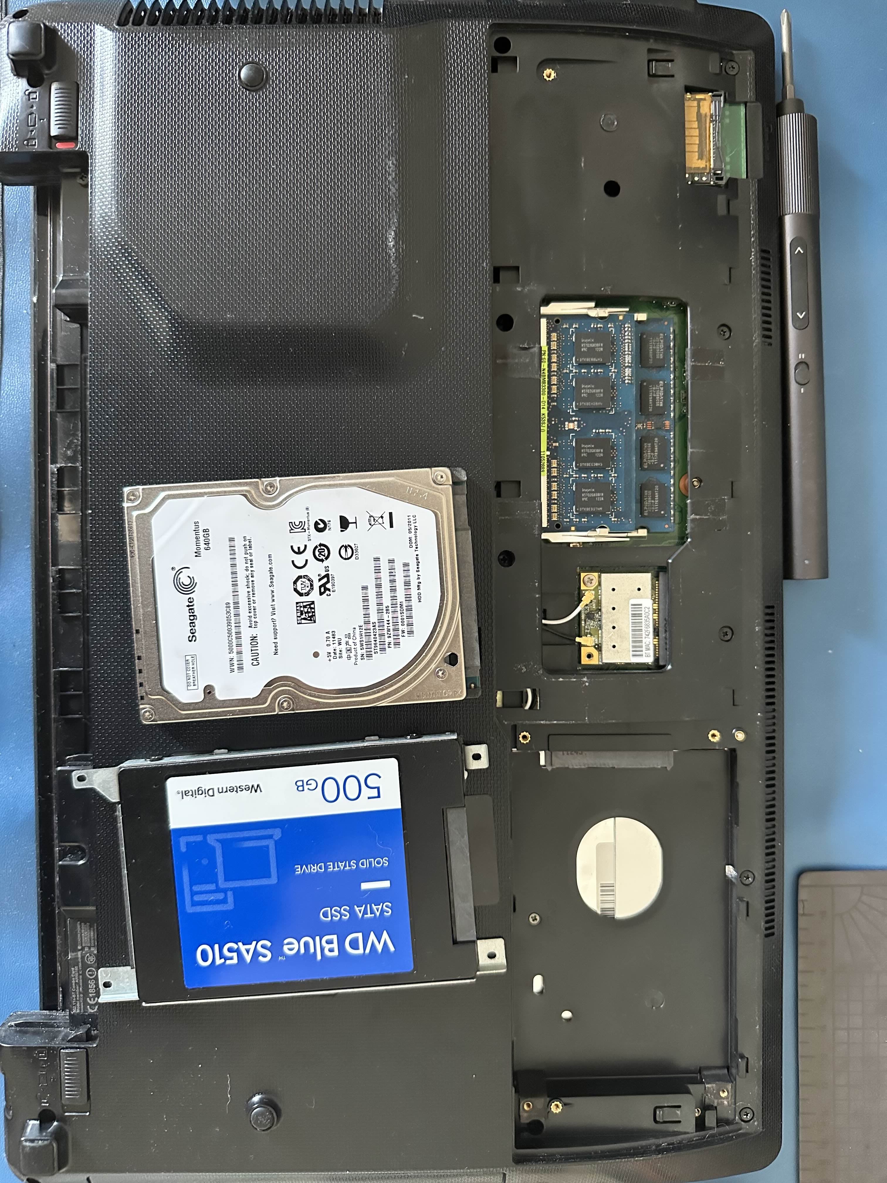 Wymiana dysku HDD na SSD