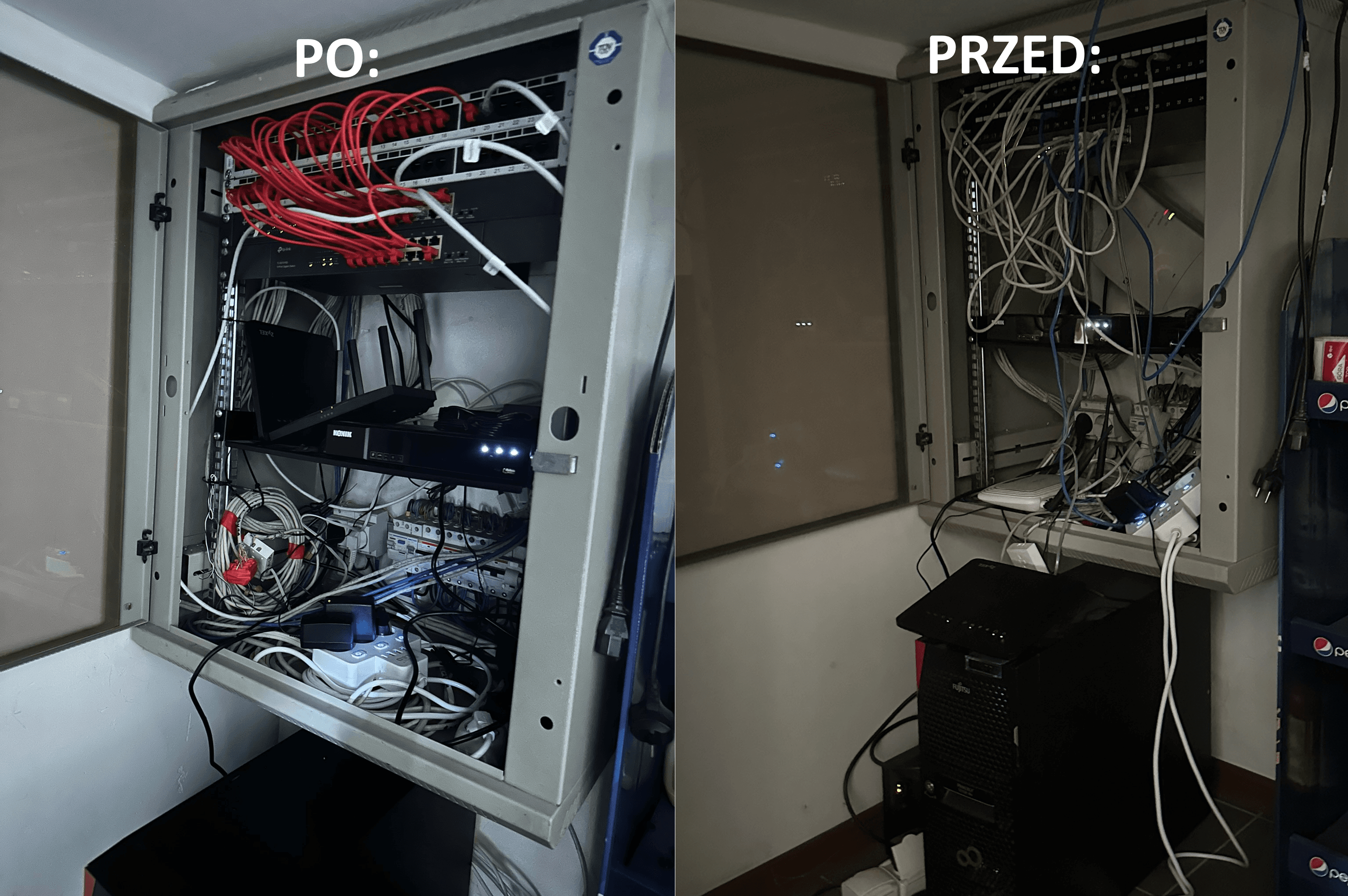 Uporządkowanie i rekonfiguracja sieci LAN